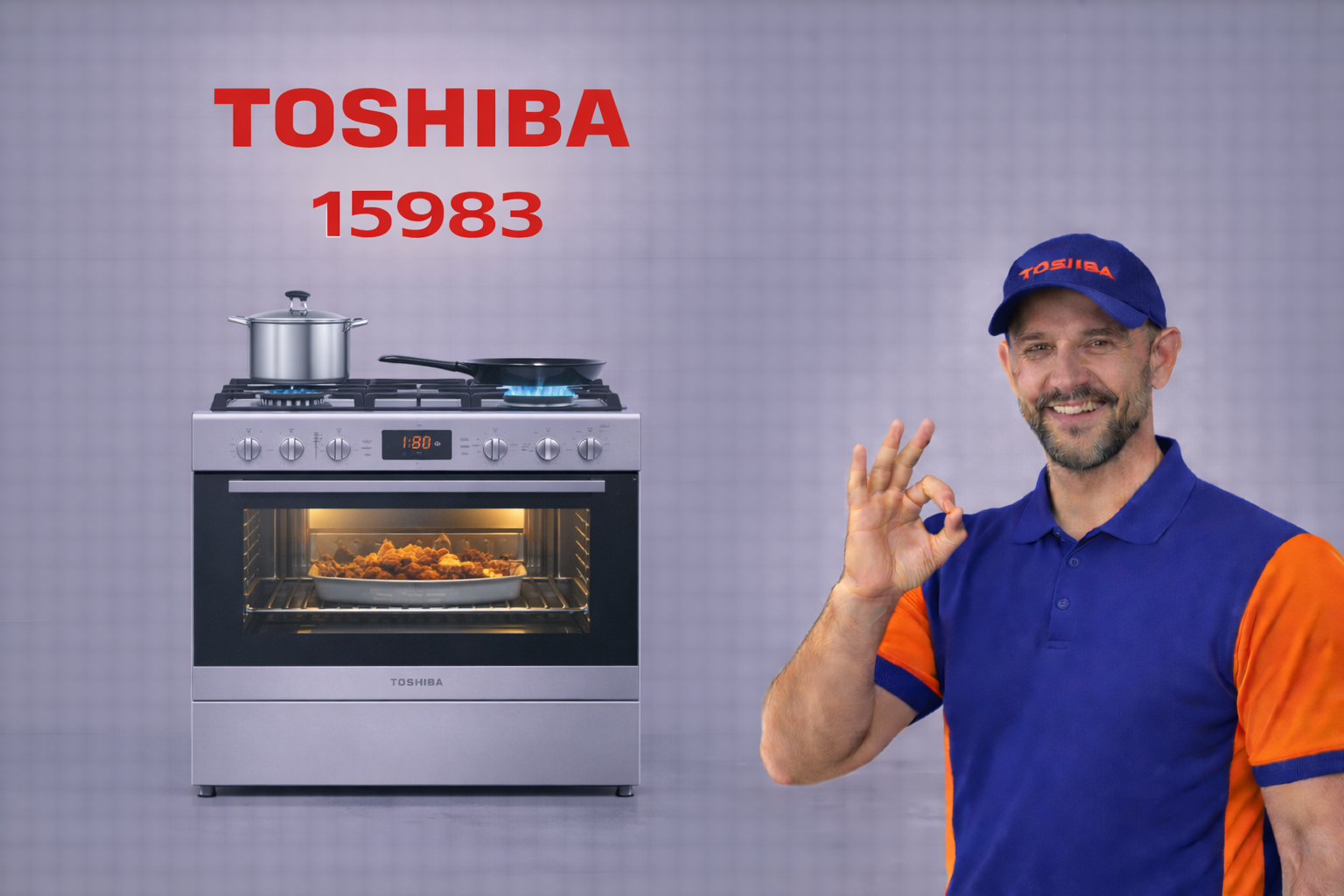 صيانة بوتاجاز توشيبا