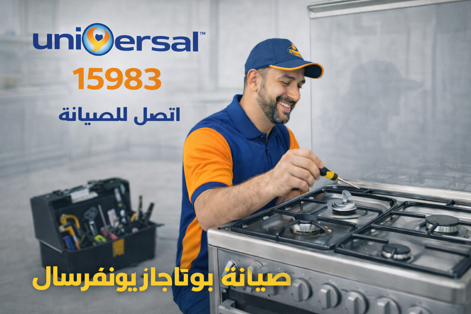صيانة بوتاجاز يونيفرسال