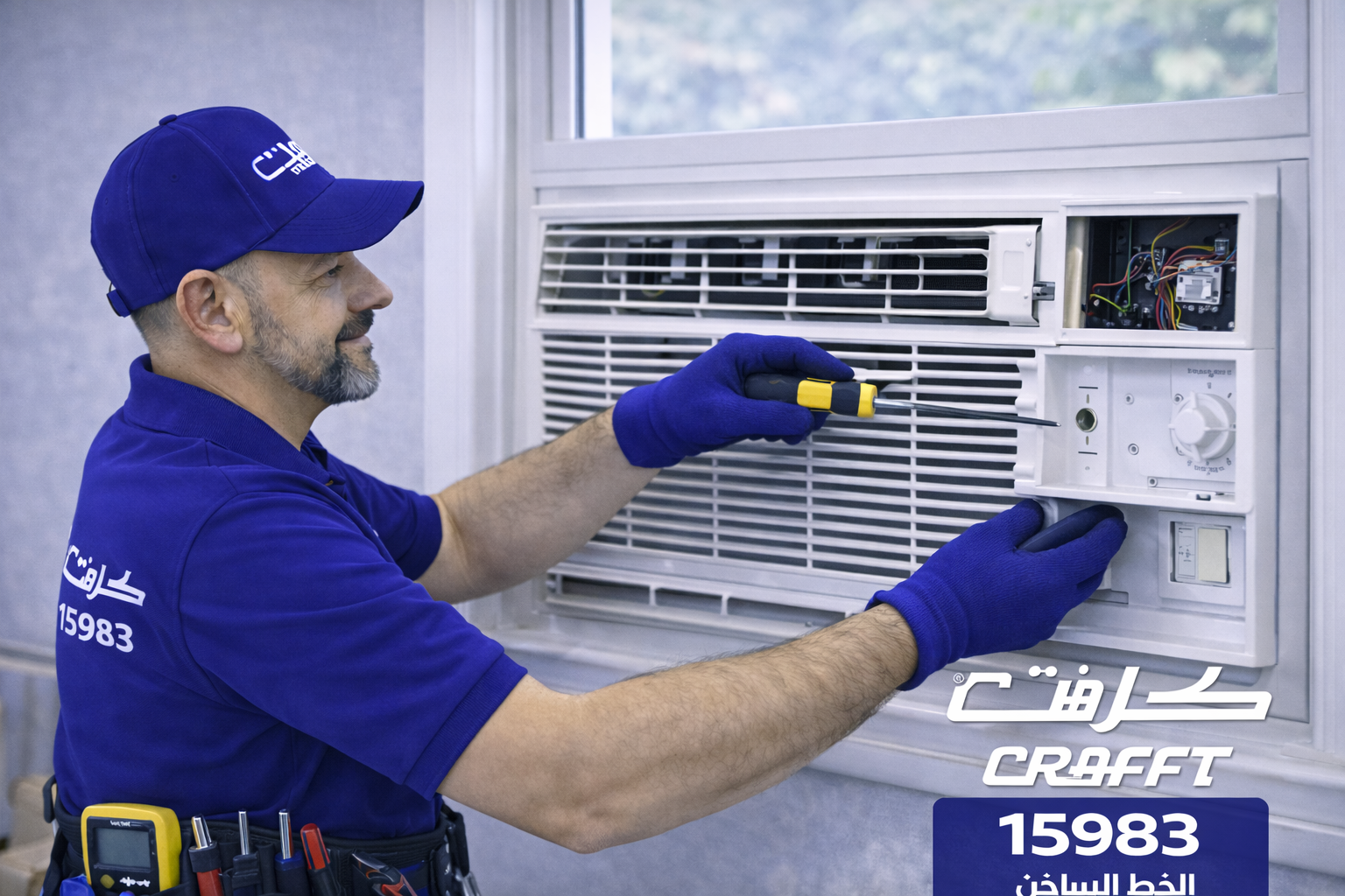 صيانة تكييف شباك كرافت