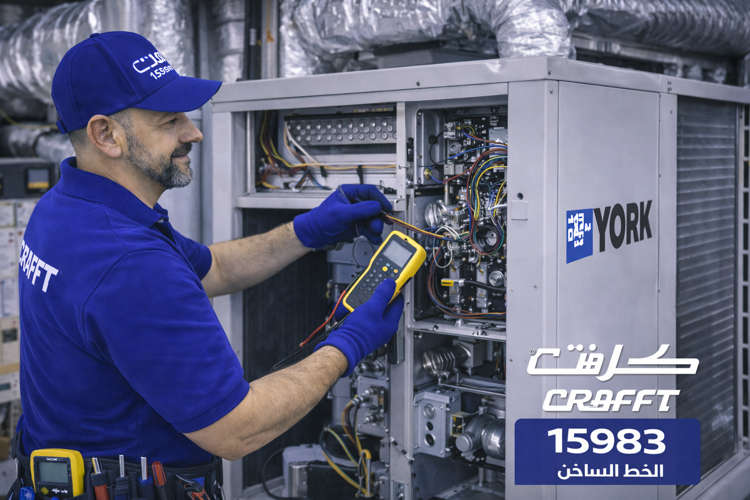 صيانة تكييف مركزي كرافت