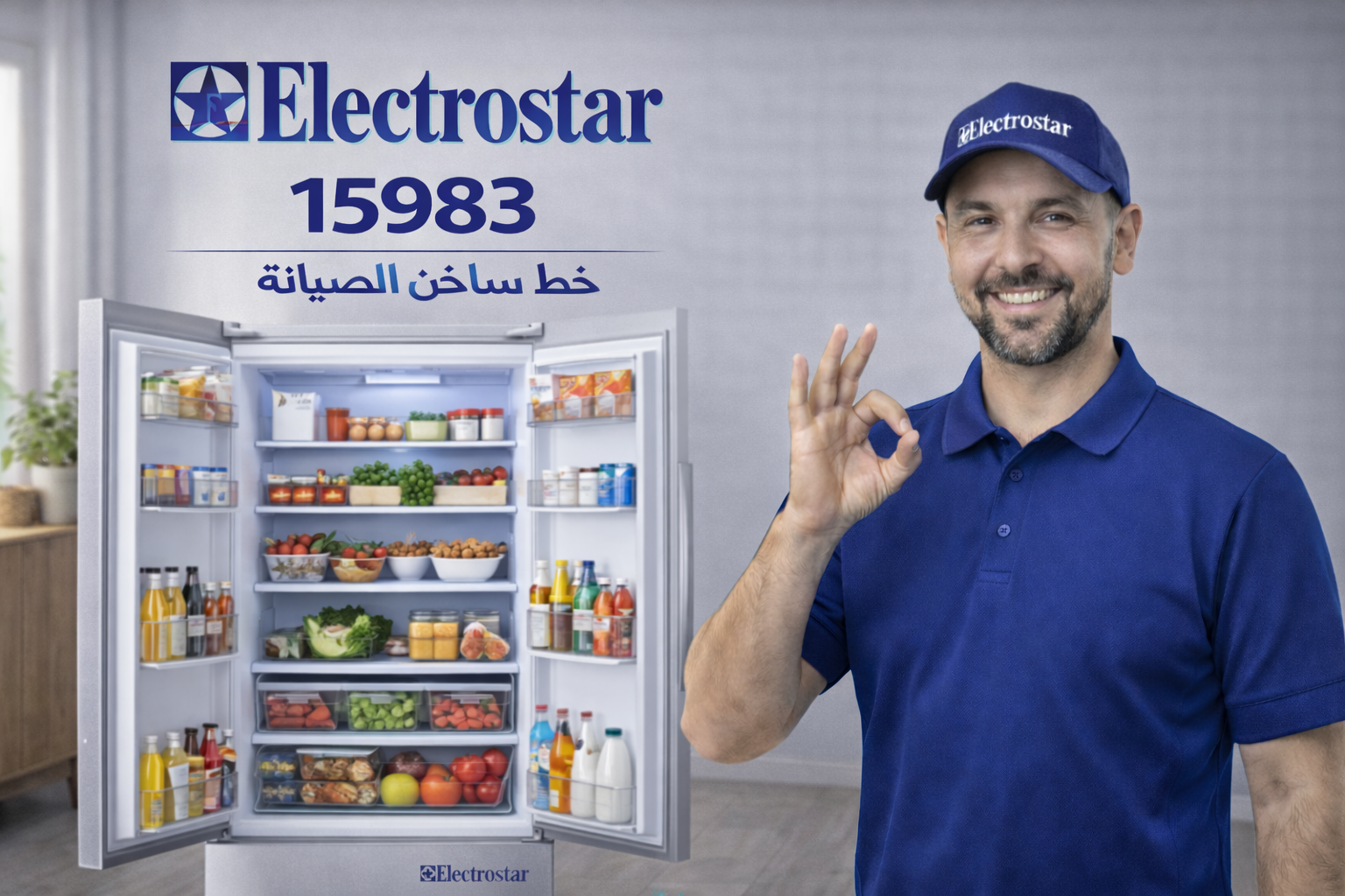 صيانة ثلاجة نوفروست الكتروستار