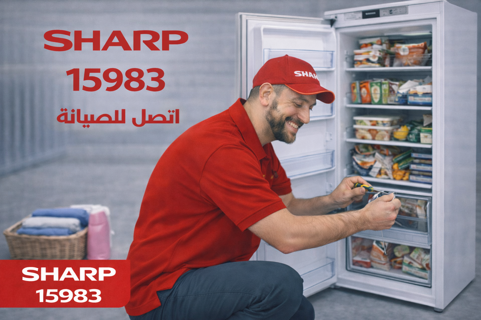 صيانة ديب فريزر شارب