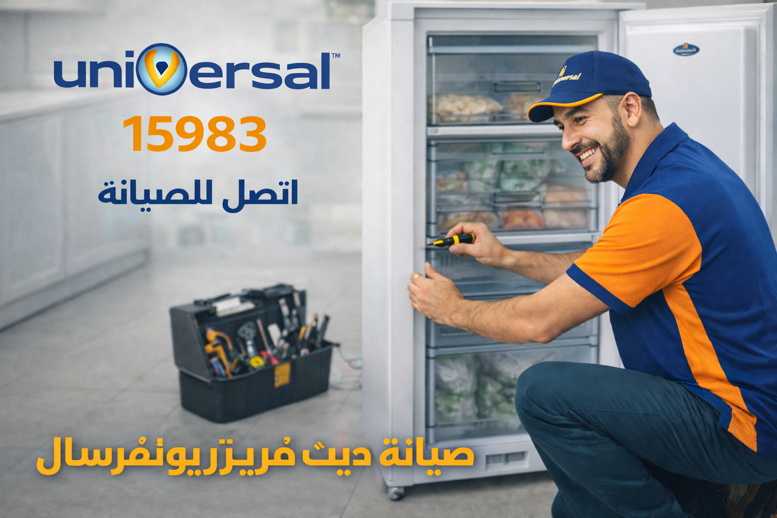 صيانة ديب فريزر يونيفرسال