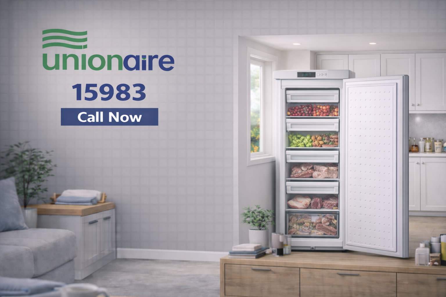 صيانة ديب فريزر يونيون اير