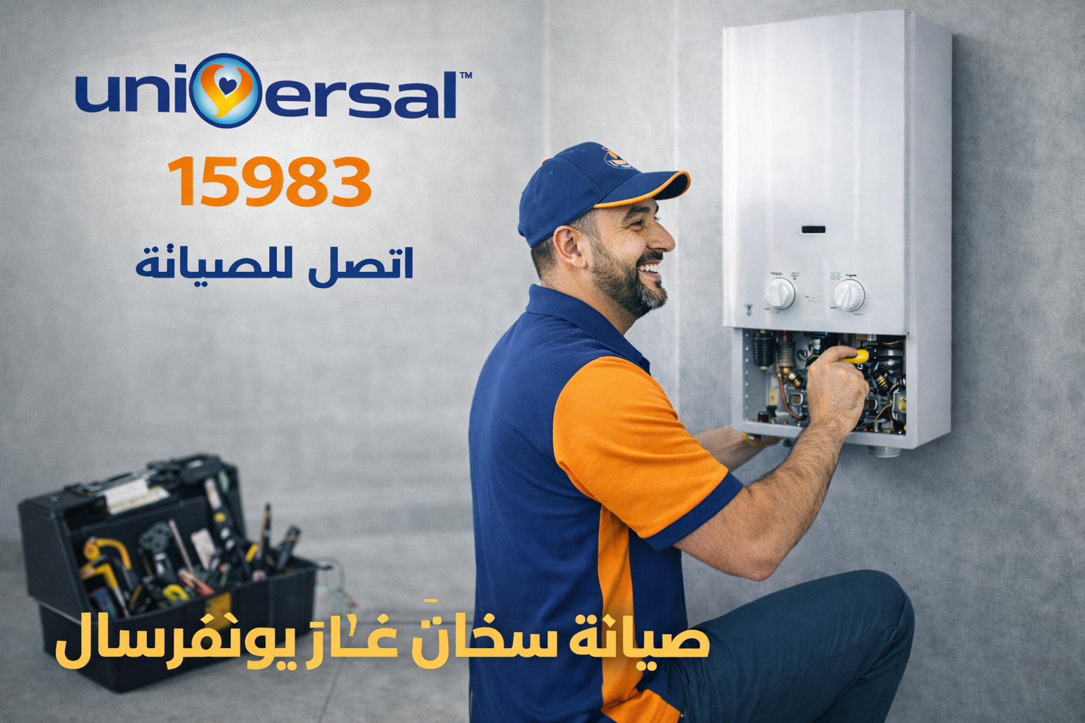 صيانة سخان غاز يونيفرسال