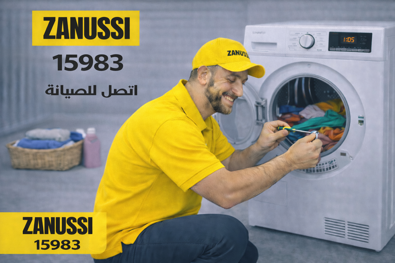 صيانة غسالة زانوسي