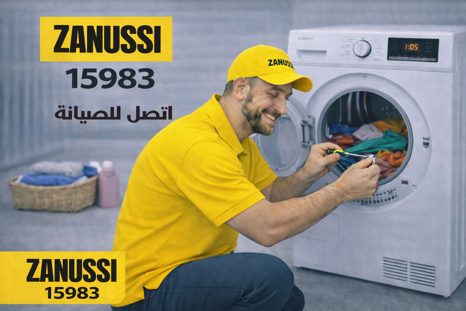 صيانة مجفف ملابس زانوسي